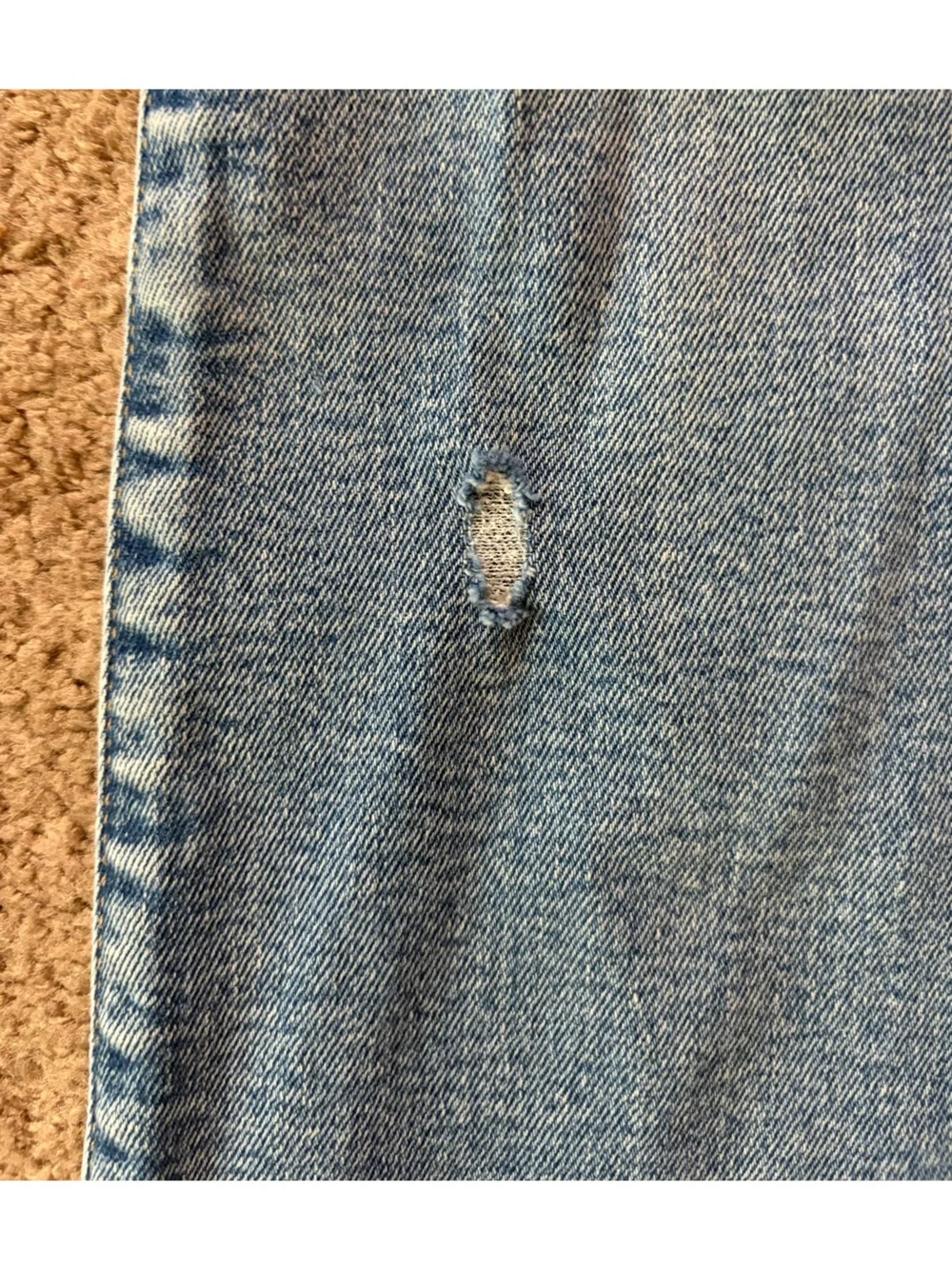 GAP Flare High Rise Blue Light Wash Denim Jeans 24 Waist 00 - Picture 7 of 7
